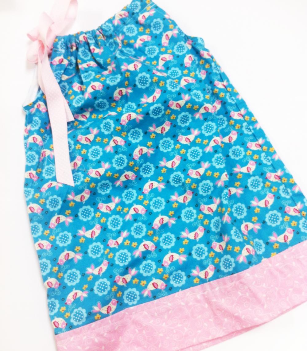 Chic Birdie Pillowcase Dress Size 4-5
