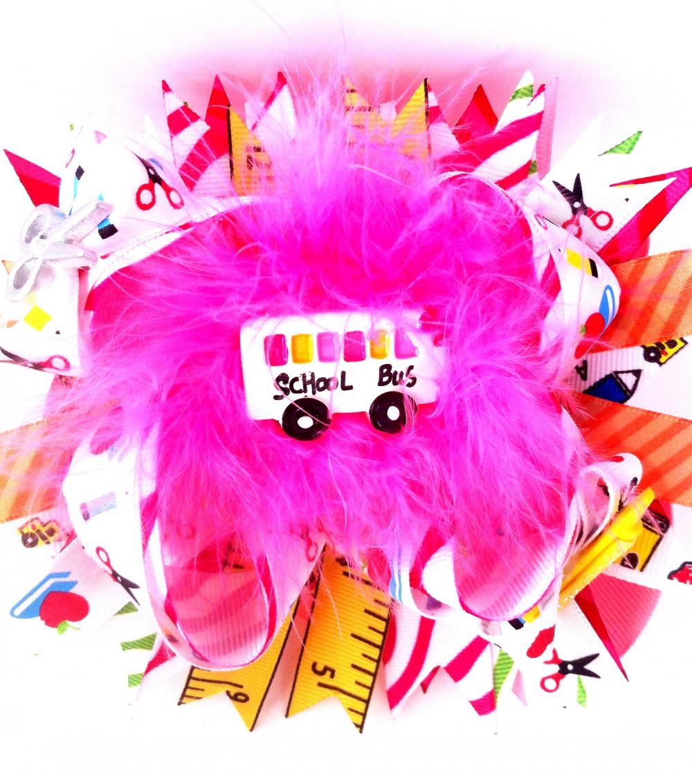 School Rocks Over the Top Boutique Style Hairbow