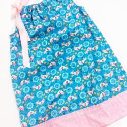 Chic Birdie Pillowcase Dress Size 4-5